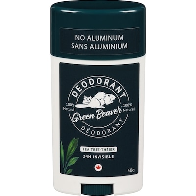 Green Beaver Natural Deodorant, Tea Tree 50 g, $21.98/100g