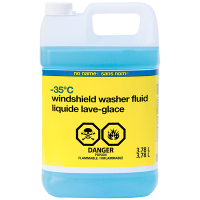 No Name Windshield Washer Fluid 3.78 l, $0.12/100ml