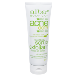 Face & Body Scrub with willow bark extract