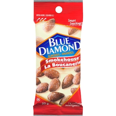 Blue Diamond Almonds, Smokehouse  18x23.0 g, $3.50/100g