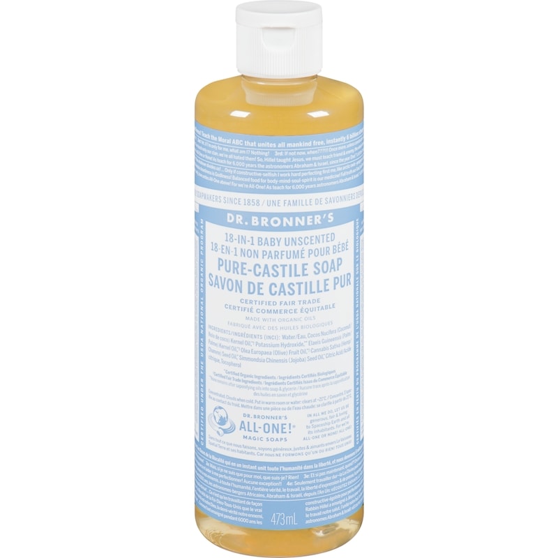 Pure Castile Liquid Soap, Baby Mild