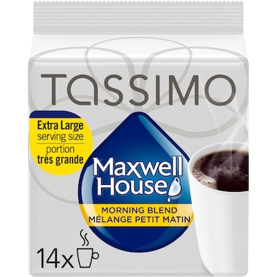 Tassimo Maxwell House Morning Blend Coffee Single Serve T-Discs 14 ea, $1.00/1ea
