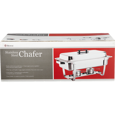 Browne & Co Réchaud pleine grandeur en acier inoxydable 1 ea, 81,99 $/1ch
