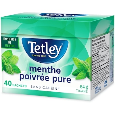 Tisane à la menthe poivrée pure