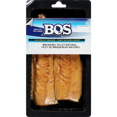 Bos Filet de maquereau fumé, fort 170 g, 4,70 $/100g