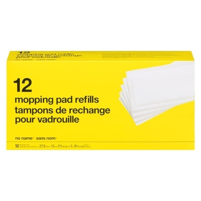 No Name Mopping Pad Refills, 12-Pack 1 ea, $0.46/1ea