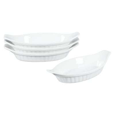 Vitrex Gratin Plate, 9.5" 4x4.0 ea, $4.50/1ea