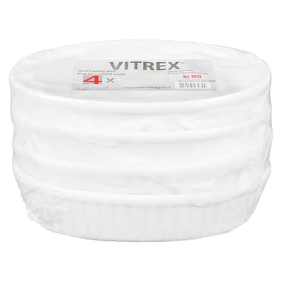 Vitrex Baking Dish Oval 4x4.0 ea, $3.00/1ea
