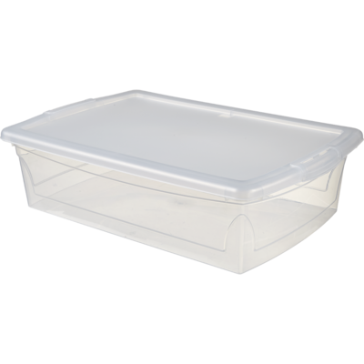 Everyday Essentials Boîte De Rangement Transparente 25 L 1 ea, 12,50 $/1ch