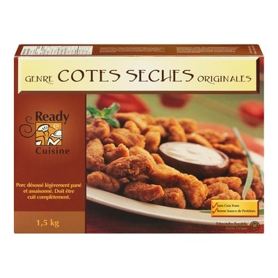 null Côtes levées marinées à sec 1.5 kg, 1,33 $/100g