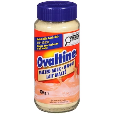 Ovaltine Malted Milk Drink 400 g, $1.25/100g