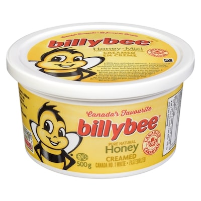 Billy Bee Creamed White Pure Natural Honey 500 g, $1.70/100g