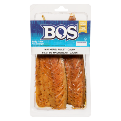 Bos Filets de maquereau fumé, cajun 170 g, 3,52 $/100g