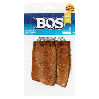 Bos Filets de maquereau fumé, cajun 170 g, 3,52 $/100g