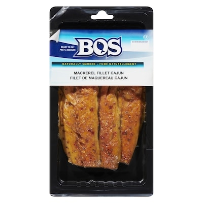 Bos Filets de maquereau fumé, cajun 170 g, 3,52 $/100g