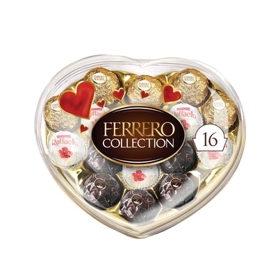 Ferrero COLLECTION Fine Assorted Chocolate Heart Shaped Gift Box, 16 Confections 174 g, $10.34/100g