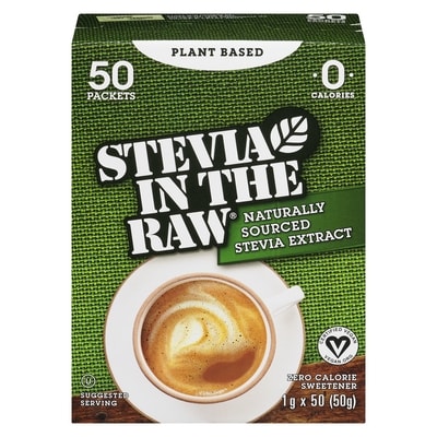 In The Raw Natural Sweetener 50 ea, $0.12/1ea