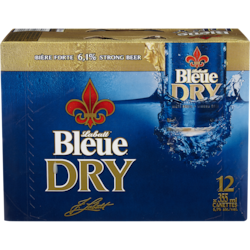 Labatt Bleue Labatt Bleue Dry, canette (Pièce d’identité requise au moment du ramassage) 12x355.0 ml, 0,52 $/100ml