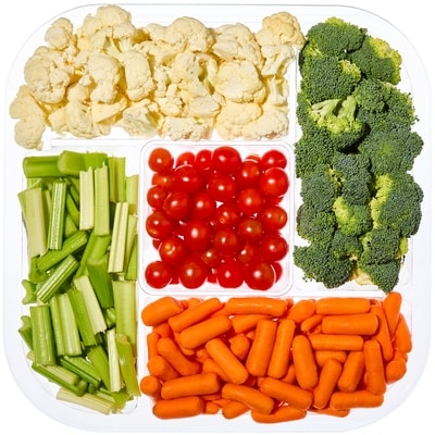 null Grand plateau de légumes de première qualité, Avis minimum de 24 heures requis 2.7 kg