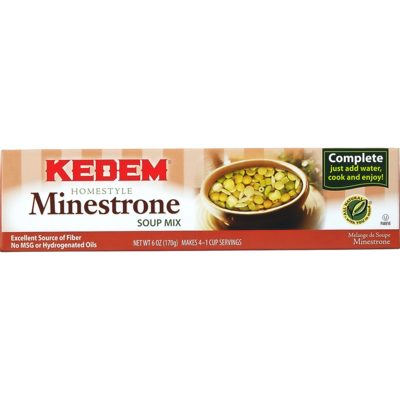 Kedem Kosher Minestrone Homestyle Soup Mix 170 g, $1.46/100g