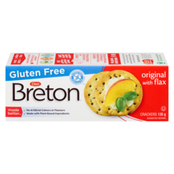 Dare Breton Gluten Free Original with Flax 135 g, $1.85/100g