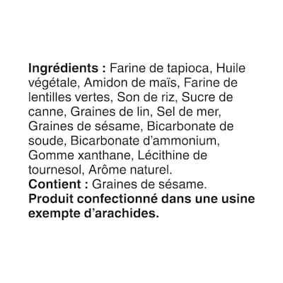 Craquelins Breton Sans gluten Original avec graines de lin