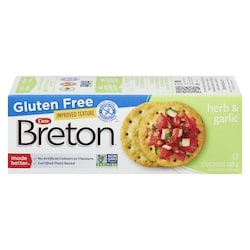 Dare Breton Gluten Free Herb and Garlic  135 g, $2.44/100g