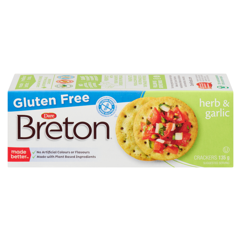 Breton Gluten Free Herb and Garlic 