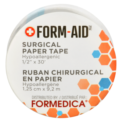Formedica Ruban chirurgical en papier 1,25 cm x 9,2 m 1 ea, 1,49 $/1ch