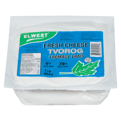 Elwest Cheese Tvorog Fresh 454 g, $1.54/100g