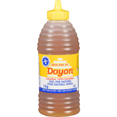 Doyon Miel liq blanc ruche comp 1 kg, 1,45 $/100g