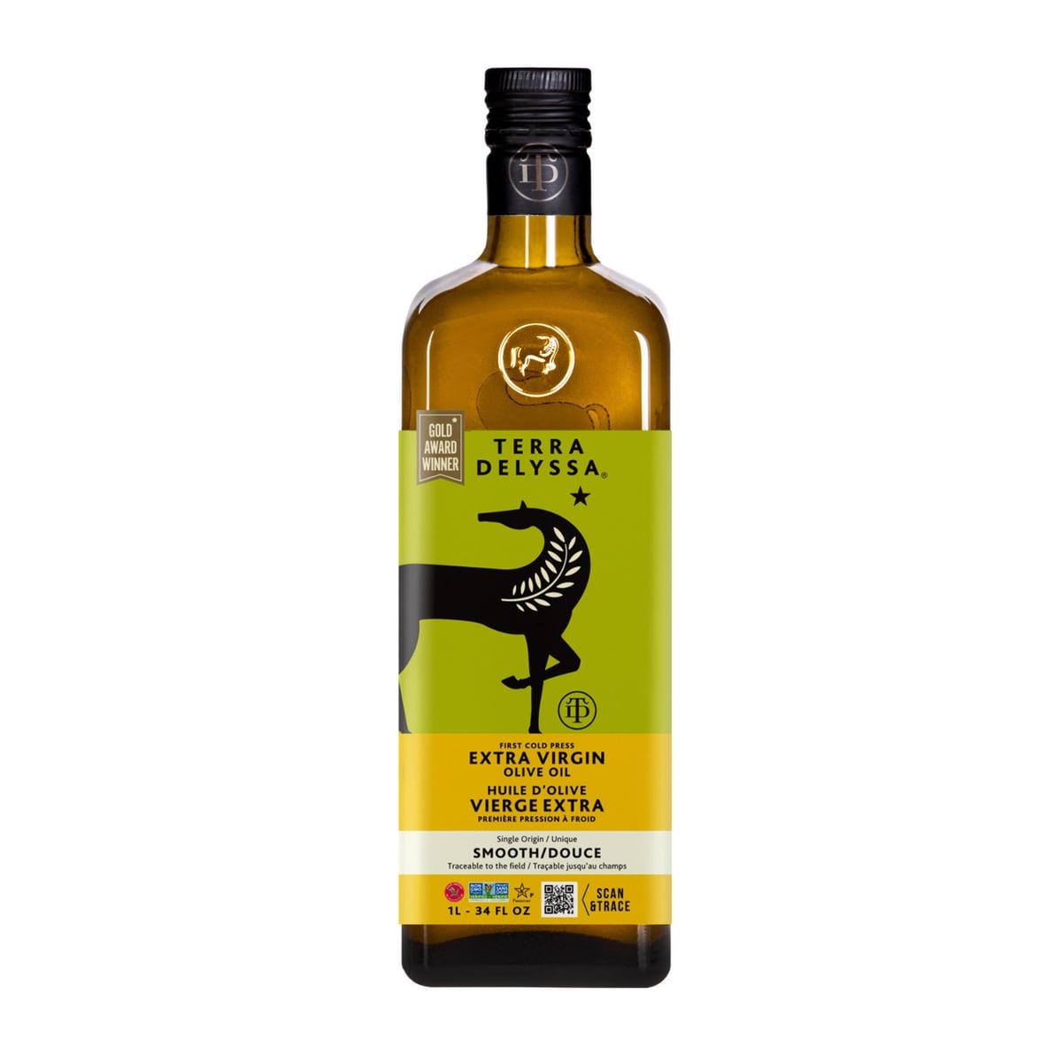 Terra Delyssa Premium Extra Virgin Olive Oil 1 l, $2.10/100ml