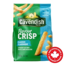 Les Fermes Cavendish Frites Coupe Régulière Croustillantes Classique FlavourCrisp 750 g, 0,73 $/100g