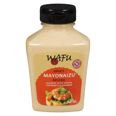 Wafu Mayonnaise japonaise épicée Mayonaizu 250 ml, 2,60 $/100ml