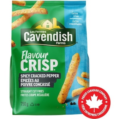 CAVENDISH FARMS FlavourCrisp Spicy Cracked Pepper Fries 750 g, $0.73/100g