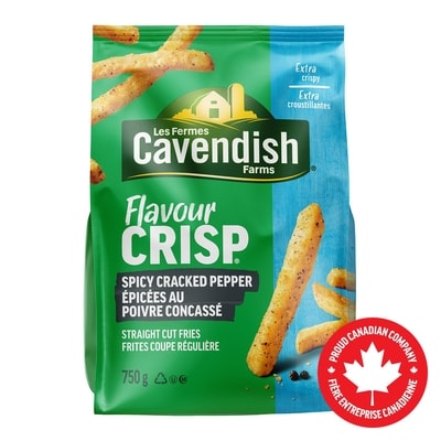 Les Fermes Cavendish Frites epicée au poivre concassé FlavourCrisp 750 g, 0,47 $/100g