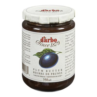 D Arbo Deluxe Spread, Plum Butter 350 ml, $2.00/100ml