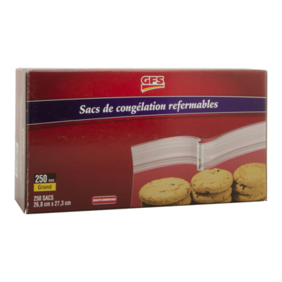 GFS Sacs à sandwich en plastique transparent 250 ea, 0,11 $/1ch
