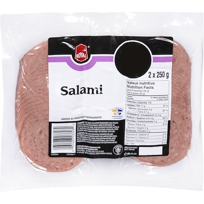 Royal Salami 500 g, 12,00 $/1kg 1,20 $/100g