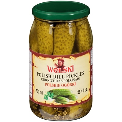 Wolski Polish Dill Pickles     750 ml, $0.73/100ml