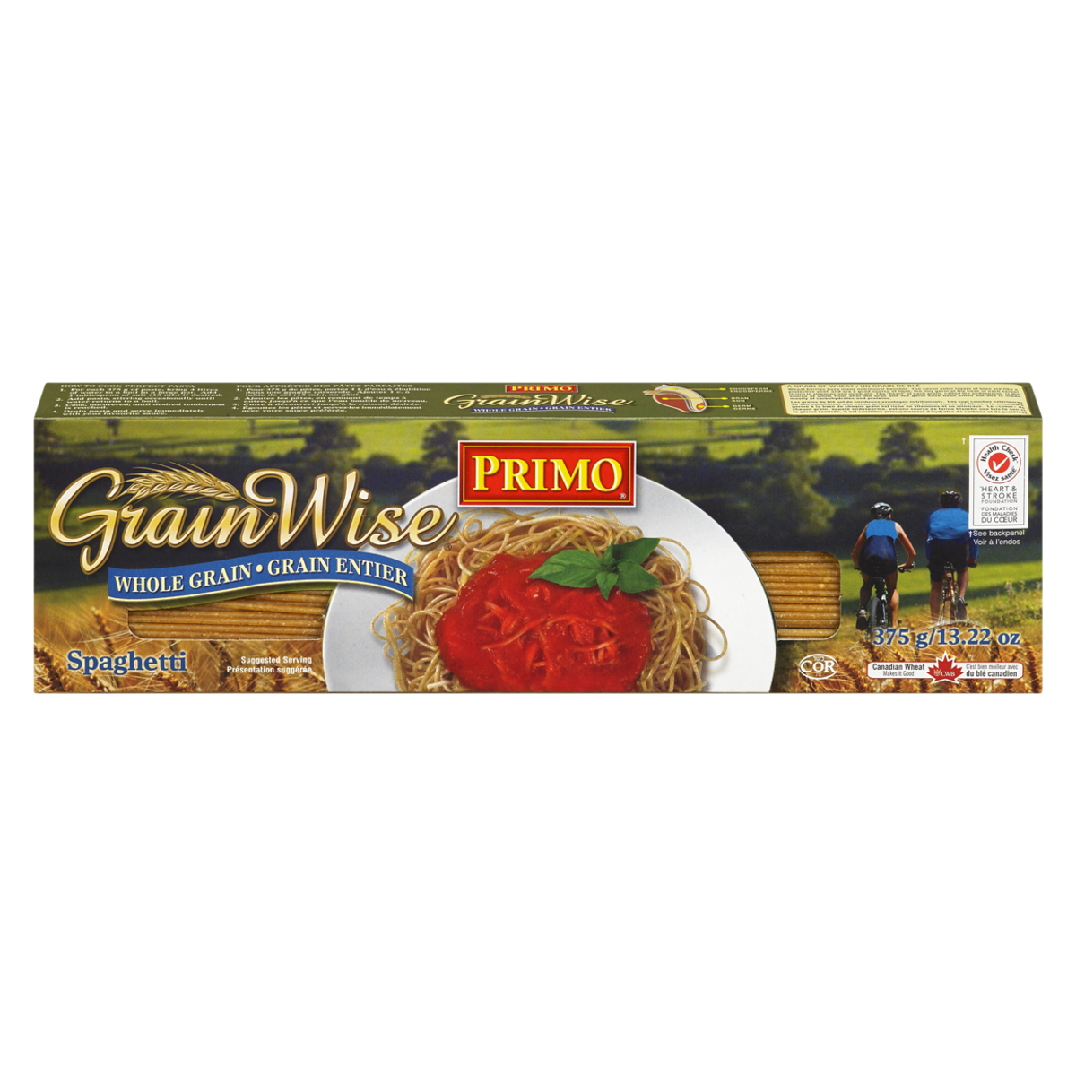 Primo Whole Grain Spaghetti 375 g, $0.64/100g