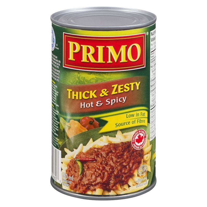 Pasta Sauce, Thick & Zesty Hot & Spicy