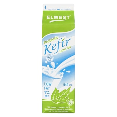 Elwest Probiotic Kefir Low Fat    944 ml, $0.53/100ml