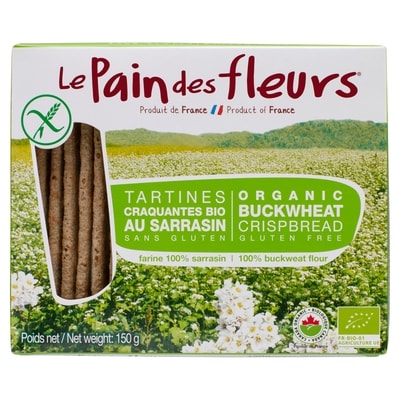 Sticklings Le Pain des Fleurs Organic Buckwheat Crispbread 150 g, $4.33/100g