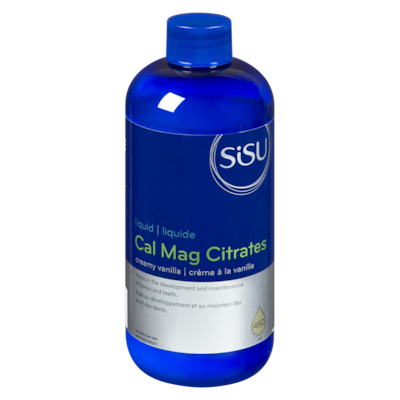 Sisu Calcium, Magnesium & Vitamin D Liquid, Vanilla 450 ml, $7.11/100ml