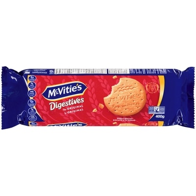 McVitie’s Biscuits digestifs 400 g, 1,12 $/100g