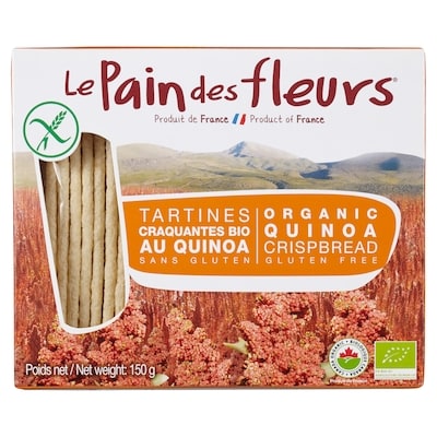 Sticklings Le Pain des Fleurs Organic Quinoa Crispbread 150 g, $4.33/100g
