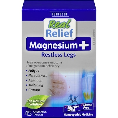 Homeocan Real Relief Magnesium +    45 ea, $0.33/1ea