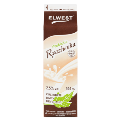 Elwest Probiotic Ryazhenka 944 ml, $0.53/100ml
