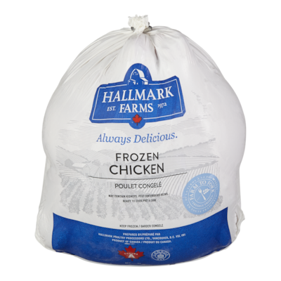 null Poulet entier frit congelé 6,61 $/1kg 3,00 $/1lb